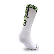 Kosac 防滑落雙層緩震Active運動短襪, 白色, 1個