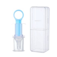 寵物餵藥器+收納盒, 天空藍, 1組