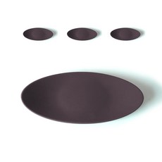 리파인드바이미앤주 실리콘 타원 수저받침, 와인, 4개