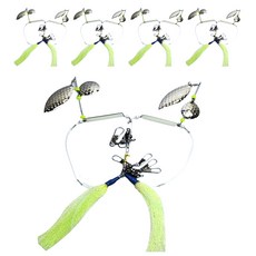 Blade章魚釣具 螢光 2入, 5個