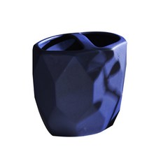 浴室輕巧牙刷架, 藍色, 1個