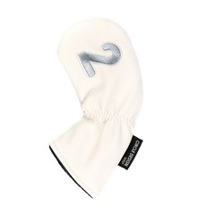 Circle DESIGN GOLF 星星骷髏鐵桿挖起桿桿頭套, 白色2, 1個