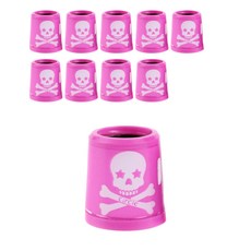 Circle DESIGN GOLF CCG 星星骷髏 鐵桿挖起桿桿頸環 10入, 太妃糖粉色