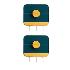 더블 레이어 수납함 L, 블루, 2개