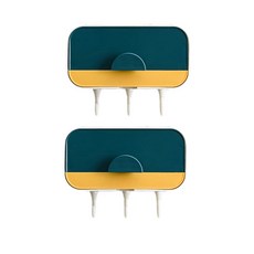 더블 레이어 수납함 S, 블루, 2개