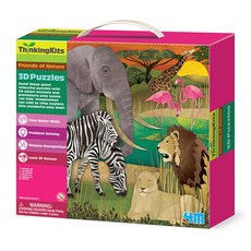 4M 歌 3D Safari 拼圖套組 4M04679, 1套