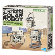 4M 太陽能機器人人偶套組 4M03377, 1套