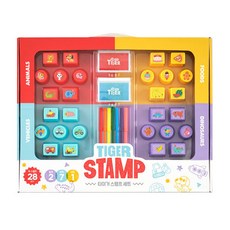 我的小老虎老虎郵票套裝, 混色