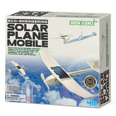 4M 太陽能飛機移動公仔套組 4M03376, 1套