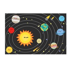 BelleMent 遊戲室防滑墊, 太空款