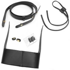 拼布女王 氣球包 DIY 皮革套組, 1套, 黑色