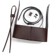 拼布女王 氣球包 DIY 皮革套組, 1套, 棕色