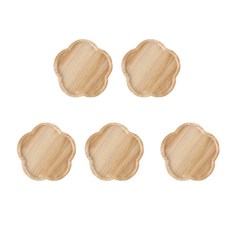 Ochiae原木杯墊 5入, 花