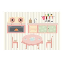 BelleMent 遊戲室防滑墊, 廚房款