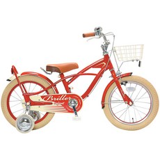 ASAHI Briller enfant 아동용 보조바퀴 자전거 40.64cm, 펄 레드, 120cm, 1개