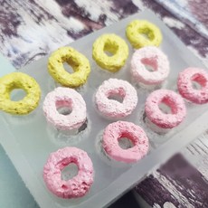 후르츠링 시리얼 수제몰드 11구, 혼합색상