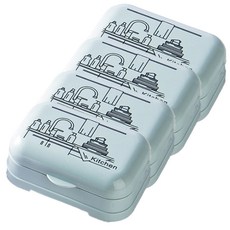 북유럽 컬러 비누홀더, 블루, 4개