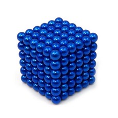 자석볼 네오 큐브 마그네틱 공 5mm, 블루, 1개