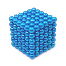자석볼 네오 큐브 마그네틱 공 5mm, 스카이블루, 1개