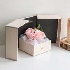 HYUDE BIJOU 香皂花零用錢盒組, 粉紅色