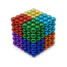 자석볼 네오 큐브 마그네틱 공 5mm 8종, 믹스, 1개
