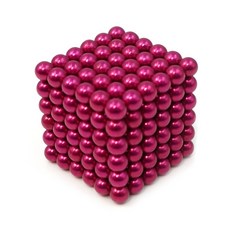 자석볼 네오 큐브 마그네틱 공 5mm, 마젠타, 1개