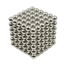 자석볼 네오 큐브 마그네틱 공 5mm, 니켈, 1개