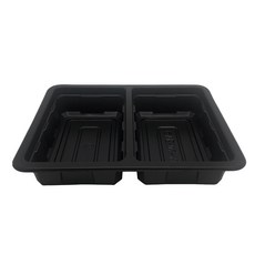 To Go Pack密封容器 方形 1000ml OTP-70-2A號 黑色, 1件, 150個