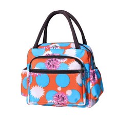 雙口拉鍊保溫便當袋, A02