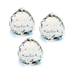 製作太陽捕捉器DIY材料櫻桃水晶 40mm, 透明度, 3個