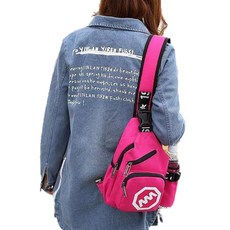 쇼미코리아 등산 물통소지가능 바나다 레저 크로스백 SM-1014, 핑크