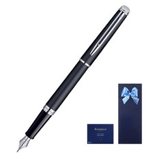 WATERMAN 威迪文 New Hemisphere CT鋼筆 + 長型卡式墨水 8入, F, 霧黑