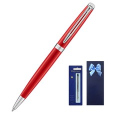 WATERMAN 威迪文 New Hemisphere CT 原子筆 + 原子筆芯禮盒組, 彗星紅, 1套