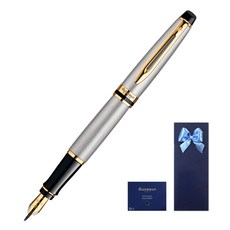 WATERMAN 威迪文 Expert 3 GT 鋼筆 + 長尺寸卡式墨水管8入禮品套組, F