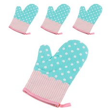 北歐烤箱手套, 藍色, 4個
