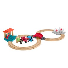 Thomas&Friends 湯瑪士小火車 Wood Racing 8 火車套組