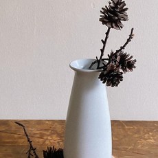 코제트 겨울 솔방울가지 조화 드라이플라워, 브라운