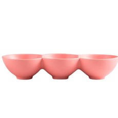 살림의기술 도자기 나눔접시 반찬그릇, 핑크, 1개