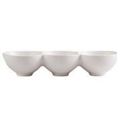 살림의기술 도자기 나눔접시 반찬그릇, 화이트, 1개