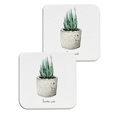 素描浴室珪藻土盤杯墊 18 C, 2個