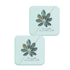 薄荷浴室珪藻土盤杯墊 16 C, 2個