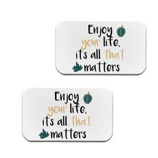 仙人掌浴室珪藻土盤/杯墊 06 A, 2個, 白色