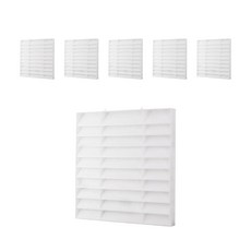 ADDLIFE 安全百葉窗, 6入, 白色