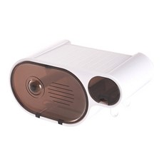 黑色橢圓面紙架置物架, 混合色, 1個