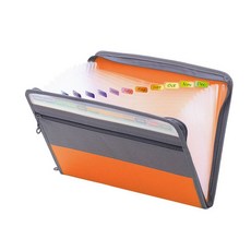 CareFree V-12 A4尺寸文件收納盒, 橘色, 1個