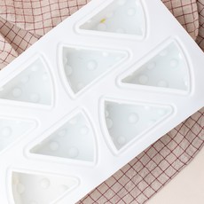 AngleThing 矽膠3角起司模具 8格, 單色