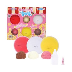 비앤씨 아이스크림 슬라임 세트, 핑크, 1개