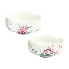 앤슬리 ALL PURPOSE BOWL 트렌트스칸티아 A-120-5, 화이트, 2개