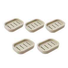 日常色彩肥皂托盤, 淺褐色的, 5個