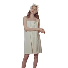 Balcony 女式高貴毛圈浴袍+髮帶套裝 BCH21-3541